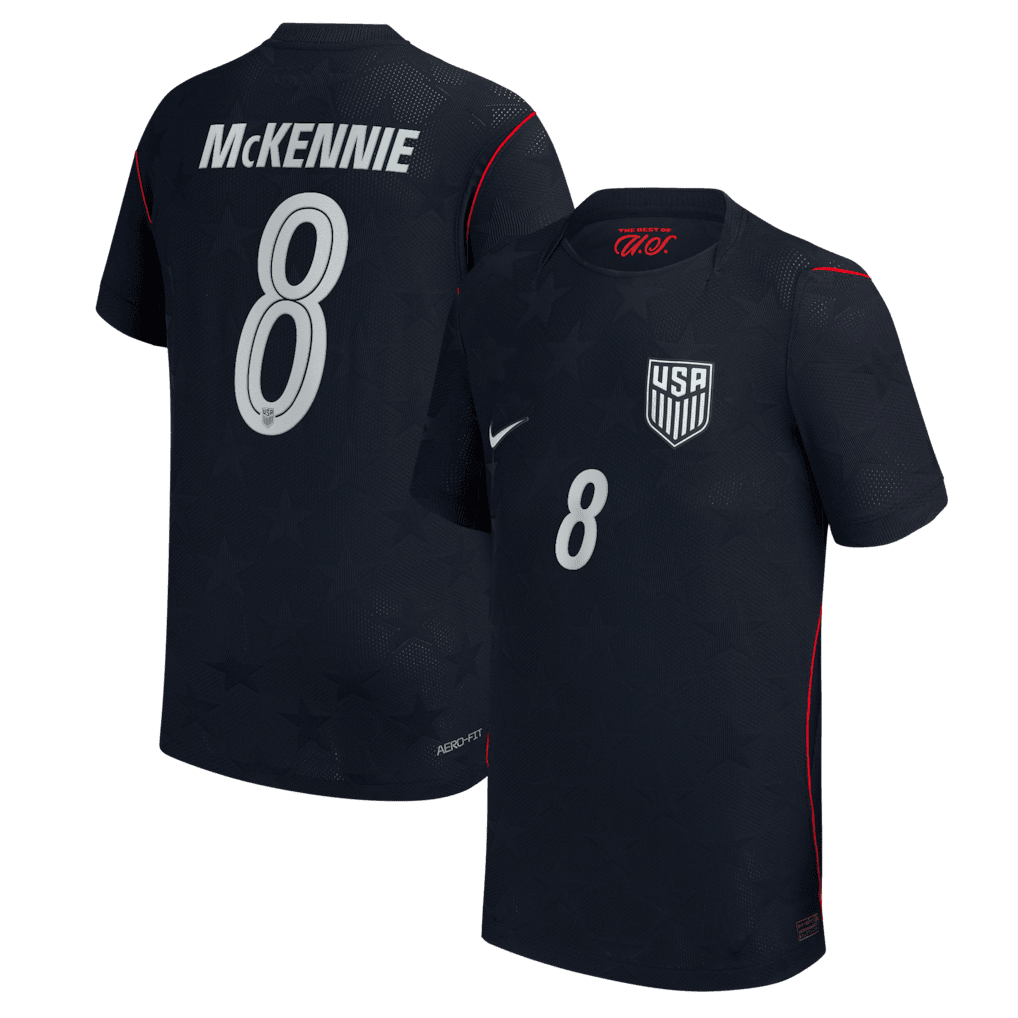 Weston McKennie 8 USMNT Youth 2026 Away Match Jersey - Blue