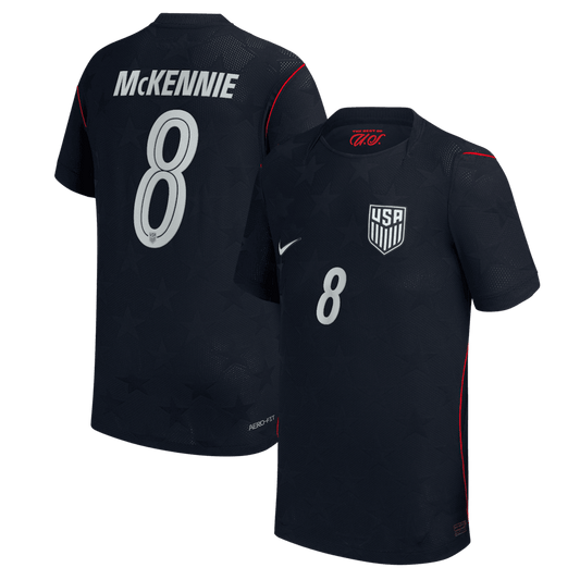 Weston McKennie 8 USMNT Youth 2026 Away Match Jersey - Blue
