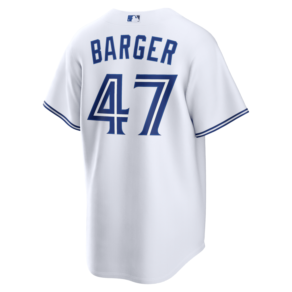 Addison Barger 47 Toronto Blue Jays Home Men Jersey - White