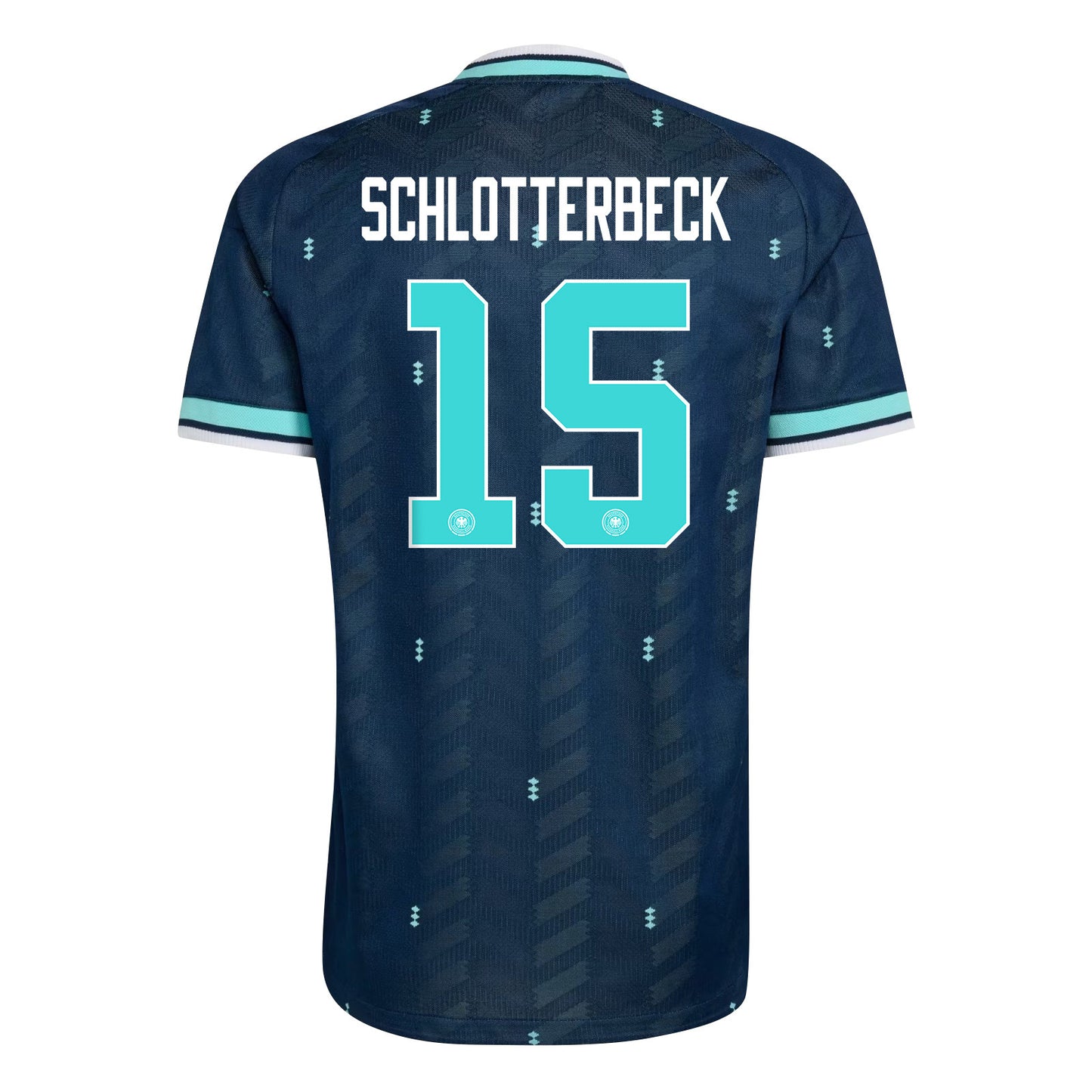 Nico Schlotterbeck 15 Germany National Team 2026 Away Jersey - Navy, Men