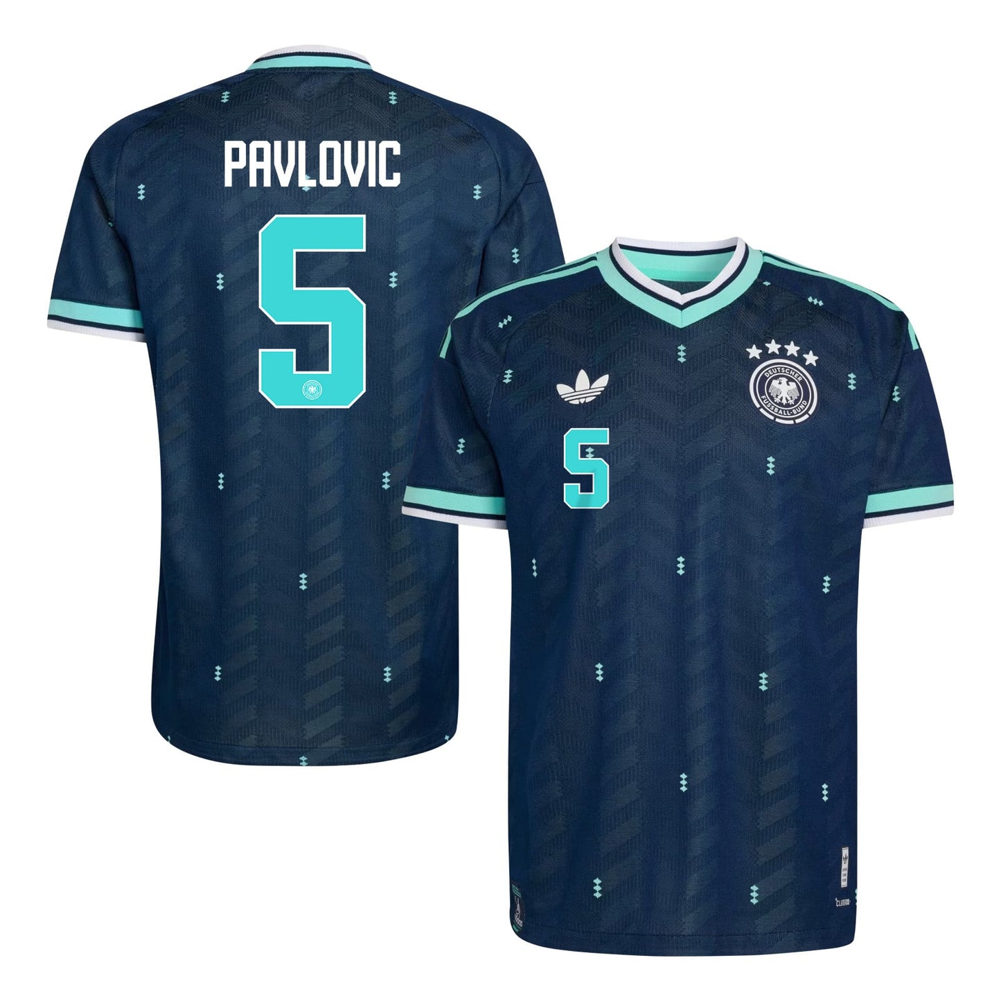 Aleksandar Pavlovic 5 Germany National Team 2026 Away Jersey - Navy, Men