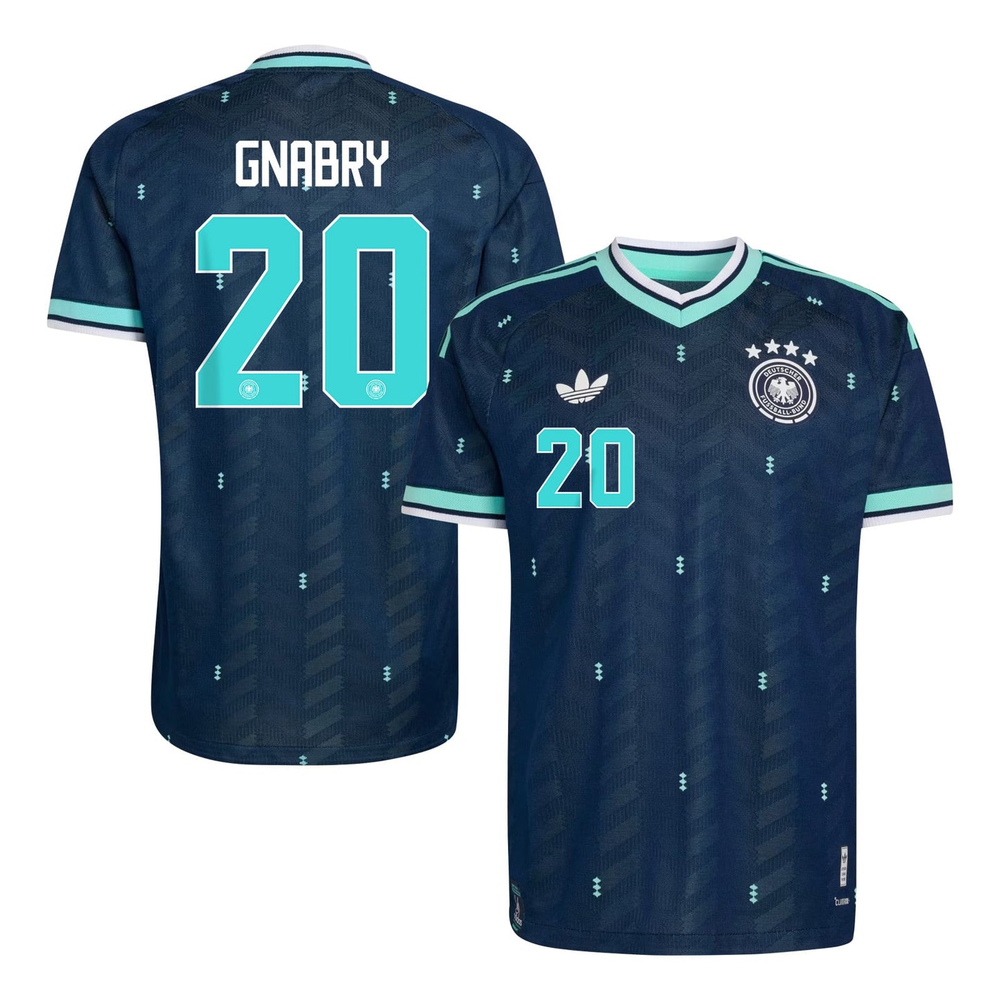 Serge Gnabry 20 Germany National Team 2026 Away Jersey - Navy, Men