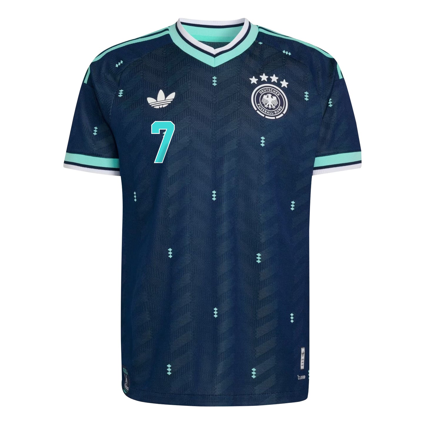 Jamie Leweling 7 Germany National Team 2026 Away Jersey - Navy, Men