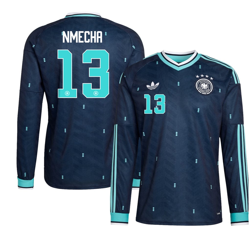 Felix Nmecha 13 Germany National Team 2026 Away Long Sleeve Jersey - Navy