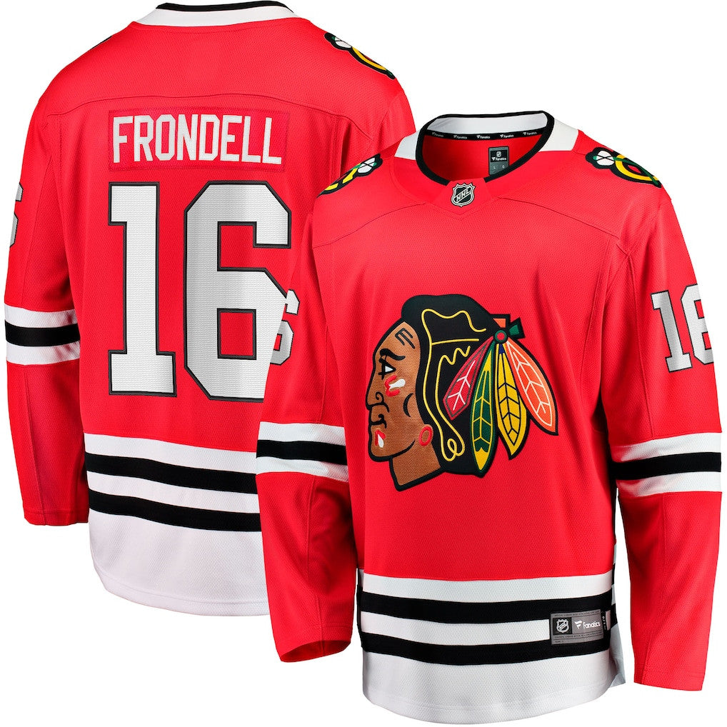 Anton Frondell 16 Chicago Blackhawks Breakaway Men Jersey - Red