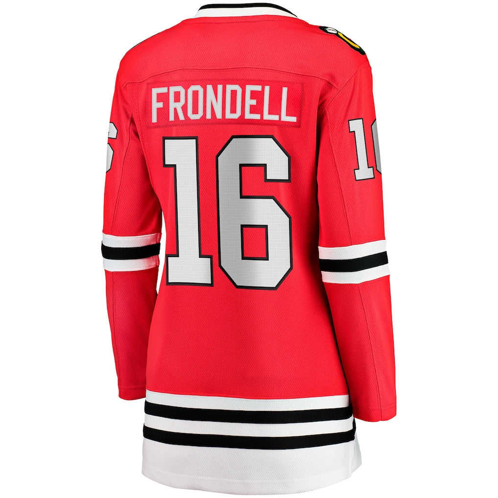 Anton Frondell 16 Chicago Blackhawks Women's Breakaway Jersey - Red