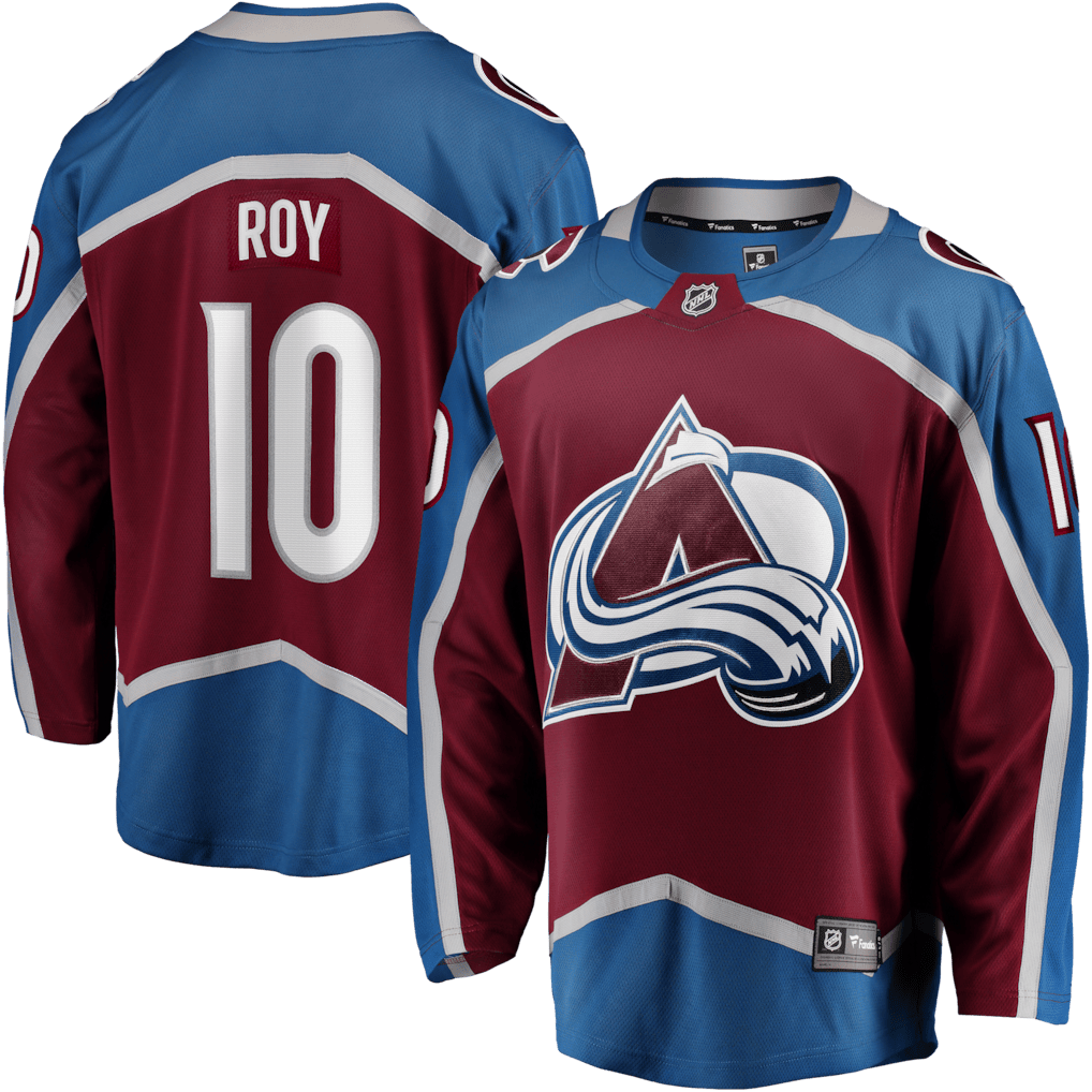 Nicolas Roy 10 Colorado Avalanche Home Breakaway Men Jersey - Burgundy