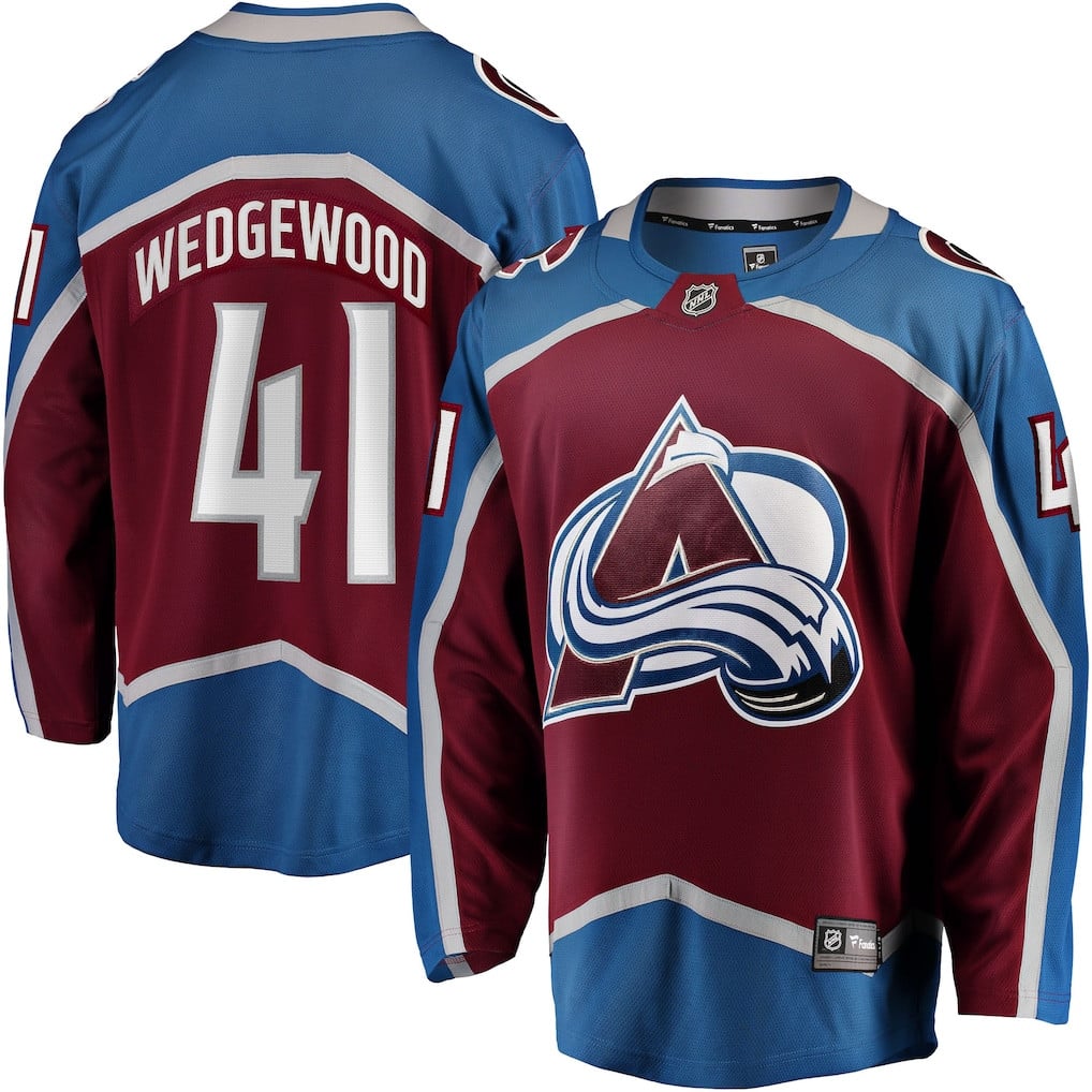 Scott Wedgewood 41 Colorado Avalanche Home Breakaway Men Jersey - Burgundy