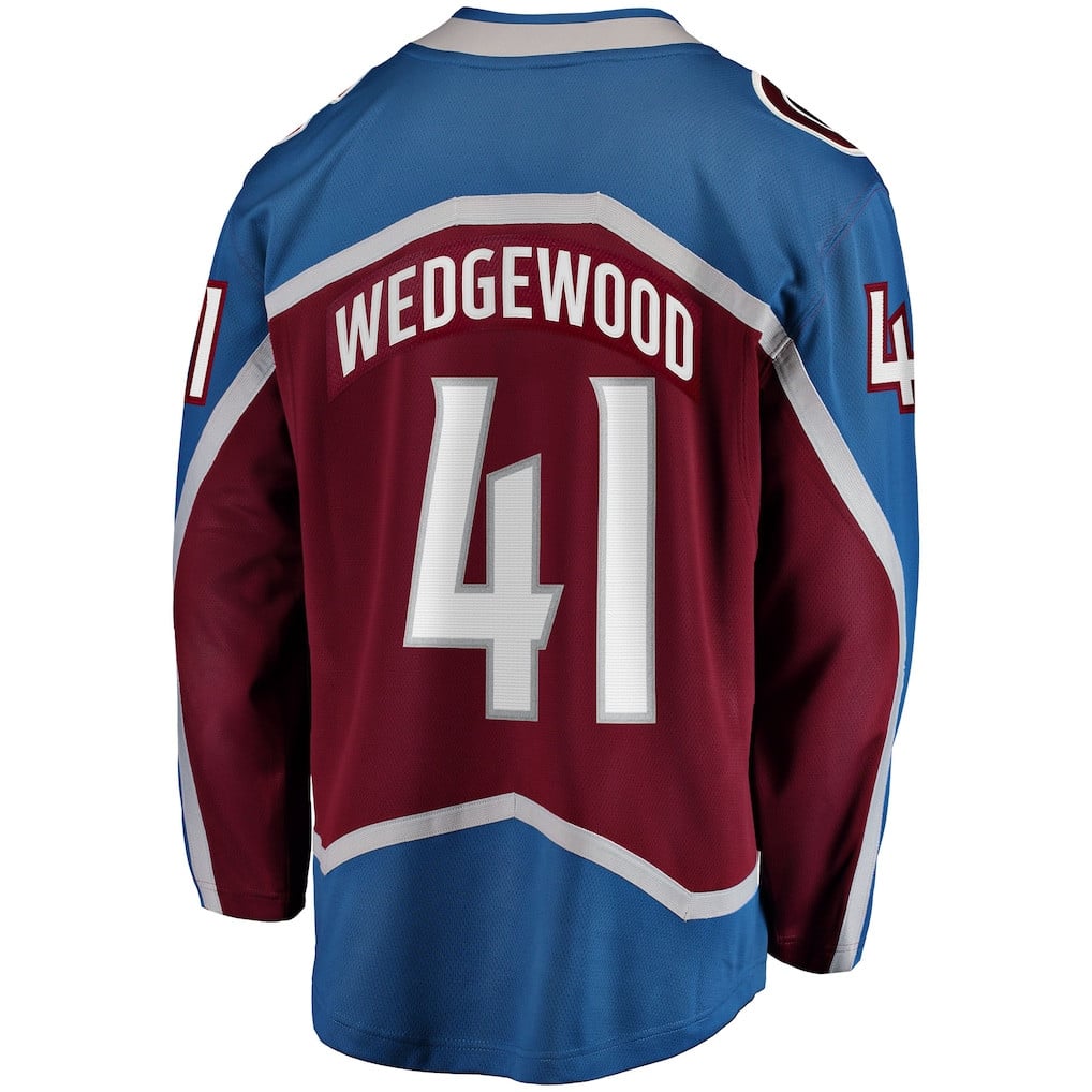 Scott Wedgewood 41 Colorado Avalanche Home Breakaway Men Jersey - Burgundy