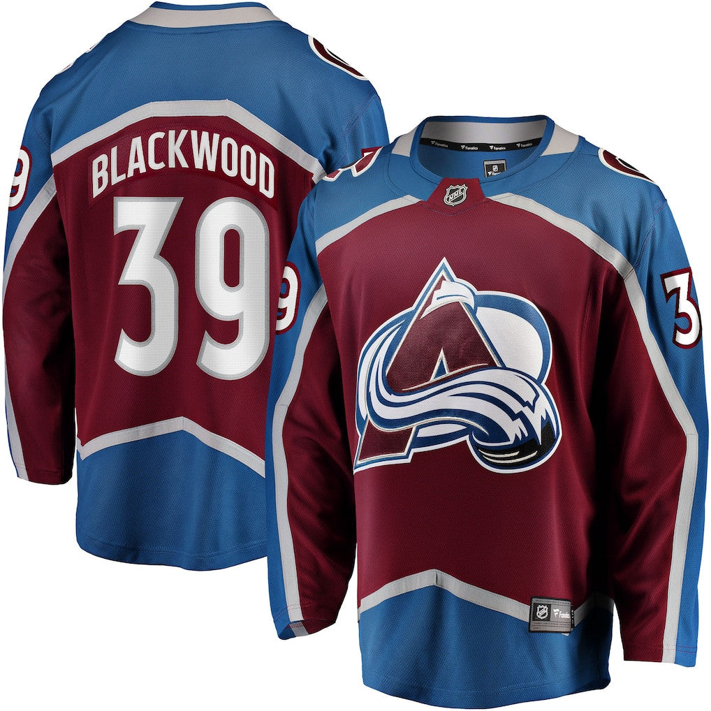 Mackenzie Blackwood 39 Colorado Avalanche Home Breakaway Men Jersey - Burgundy