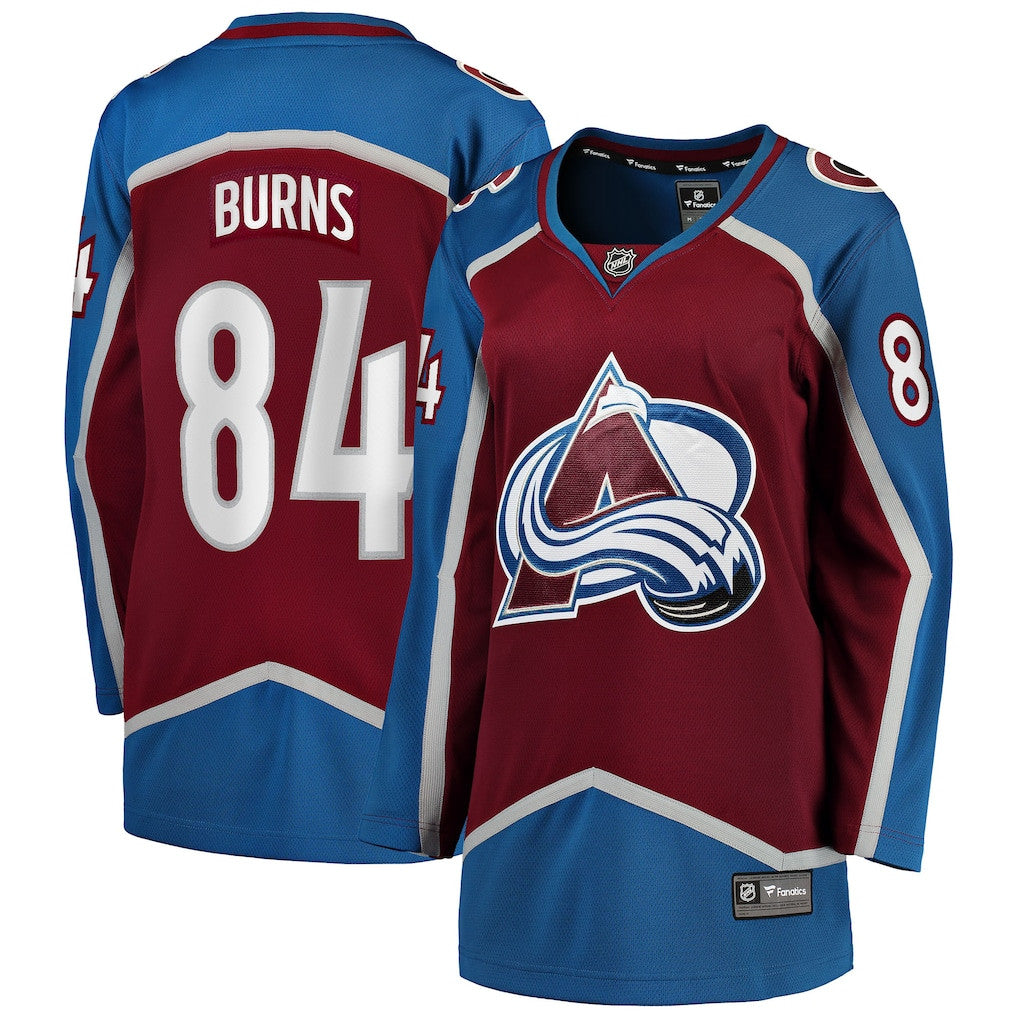 Brent Burns 84 Colorado Avalanche Women's Home Breakaway Jersey - Burgundy