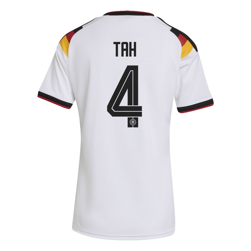 Jonathan Tah 4 Women's Germany National Team 2026 Home Jersey - White