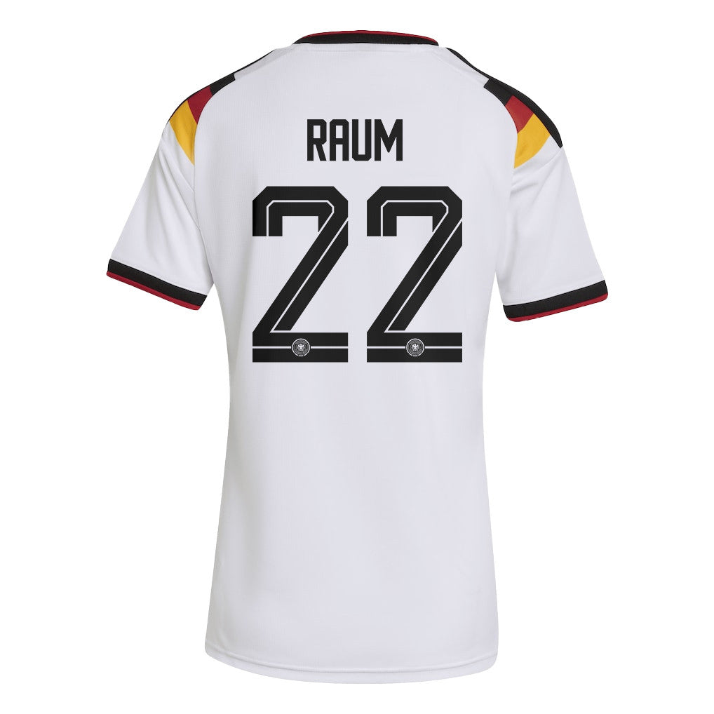 David Raum 22 Women's Germany National Team 2026 Home Jersey - White