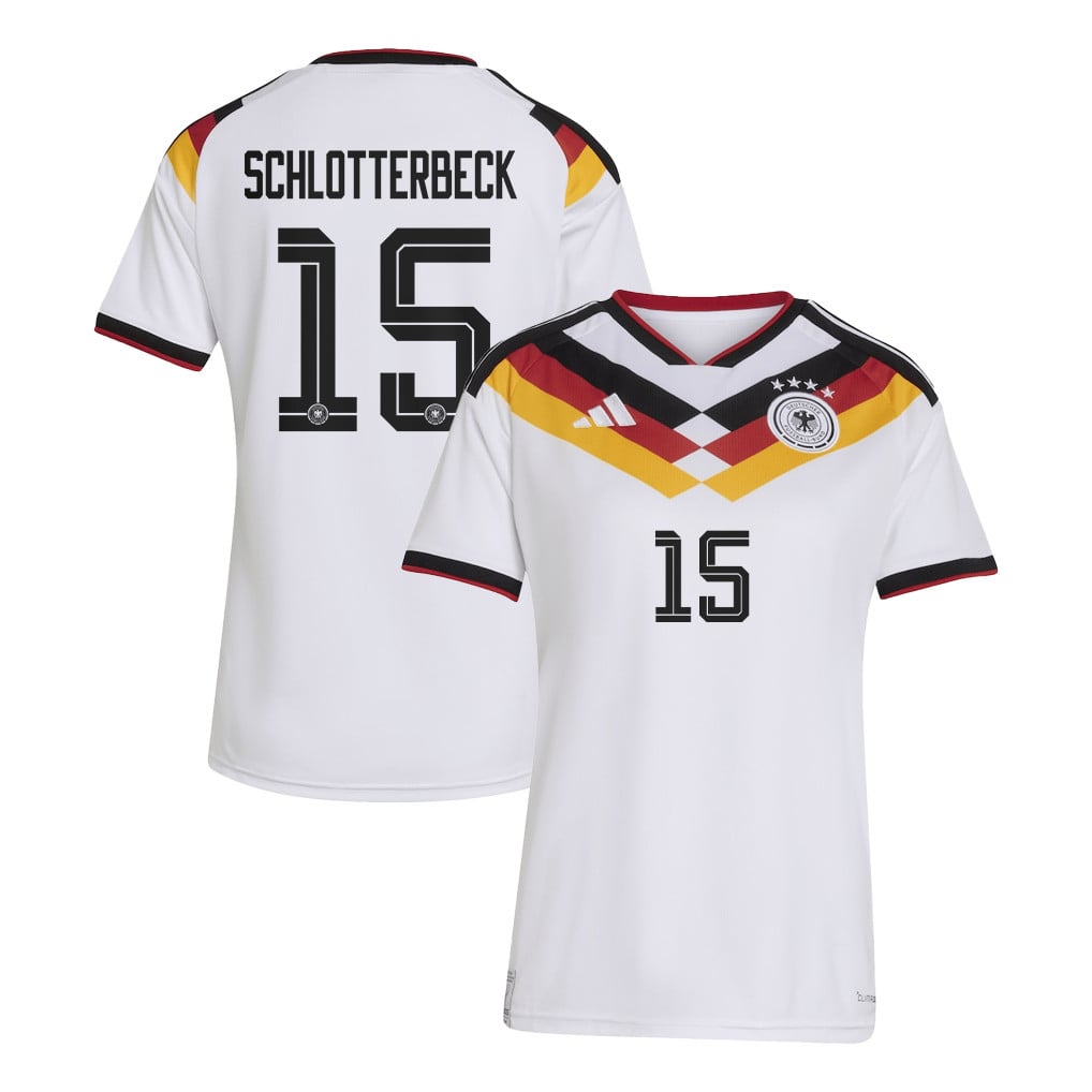 Nico Schlotterbeck 15 Women's Germany National Team 2026 Home Jersey - White