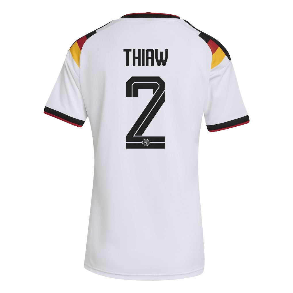 Malick Thiaw 2 Women's Germany National Team 2026 Home Jersey - White