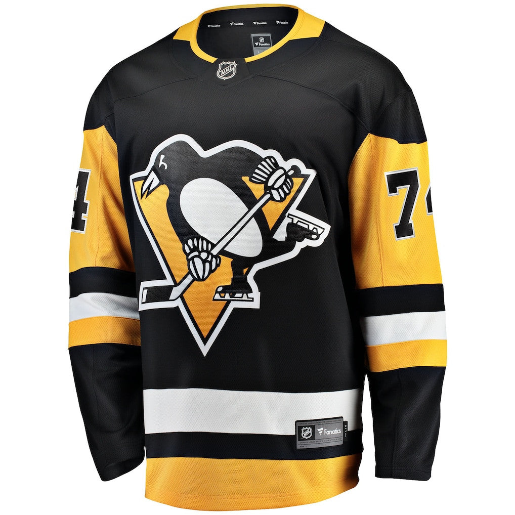Stuart Skinner 74 Pittsburgh Penguins Home Breakaway Men Jersey - Black