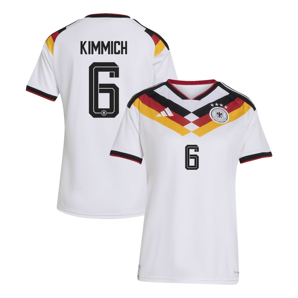 Joshua Kimmich 6 Women's Germany National Team 2026 Home Jersey - White