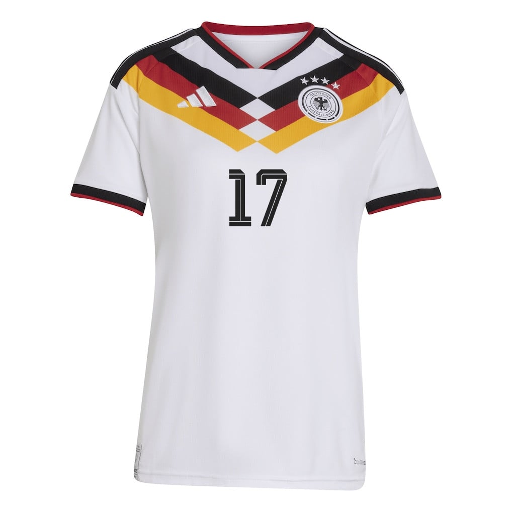 Florian Wirtz 17 Women's Germany National Team 2026 Home Jersey - White
