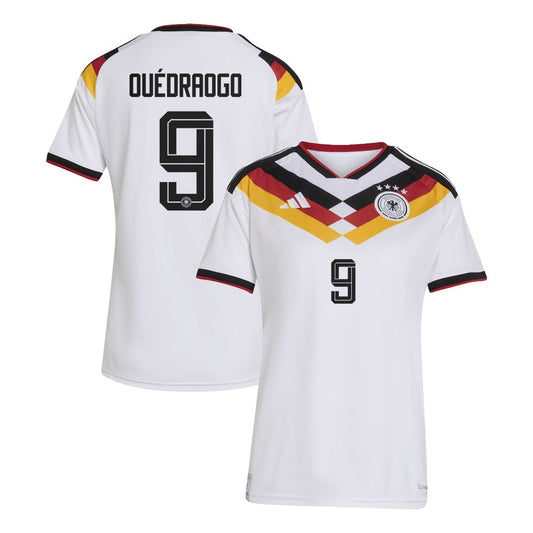 Assan Ouédraogo 9 Women's Germany National Team 2026 Home Jersey - White