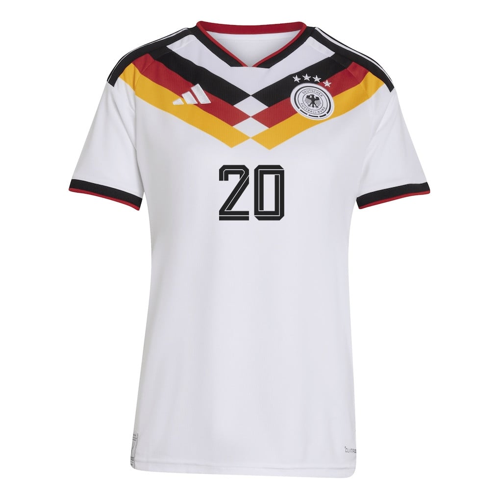 Serge Gnabry 20 Women's Germany National Team 2026 Home Jersey - White