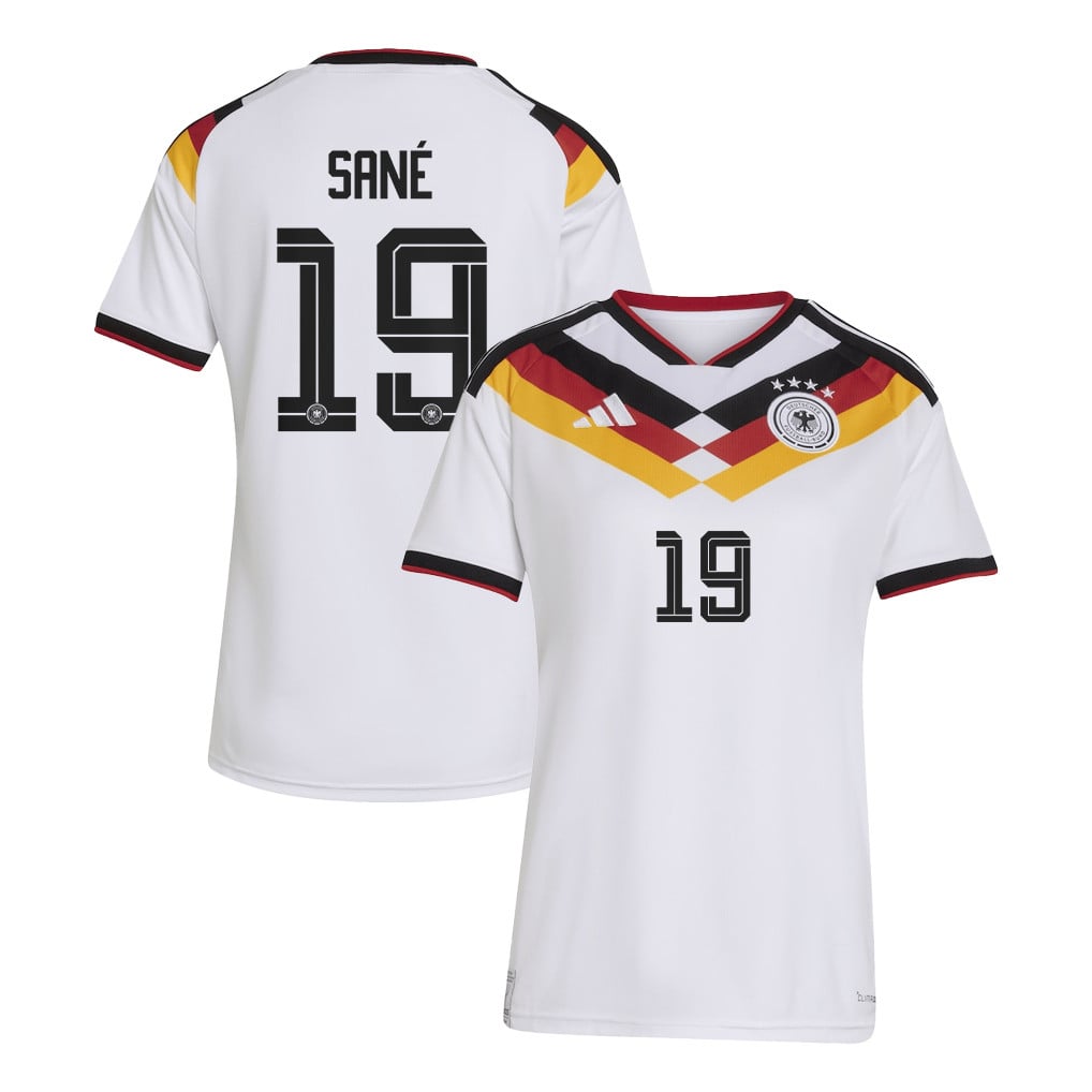 Leroy Sané 19 Women's Germany National Team 2026 Home Jersey - White