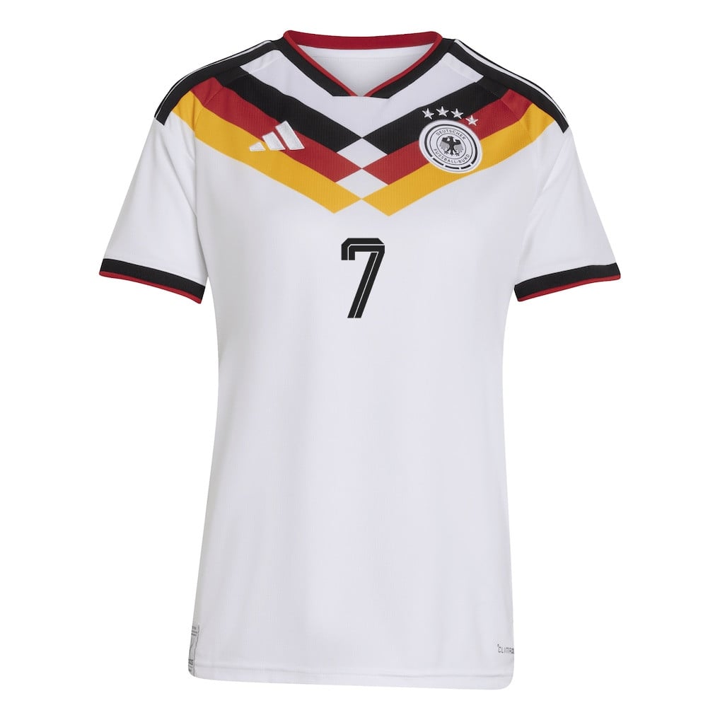 Jamie Leweling 7 Women's Germany National Team 2026 Home Jersey - White