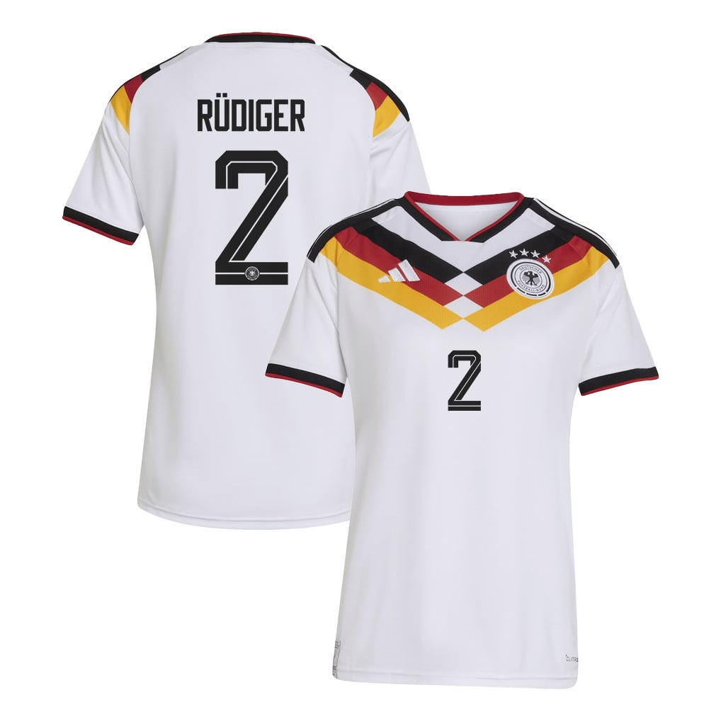 Antonio Rüdiger 2 Women's Germany National Team 2026 Home Jersey - White