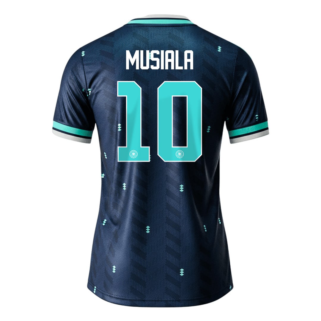 Jamal Musiala 10 Women's Germany National Team 2026 Away Jersey - Navy