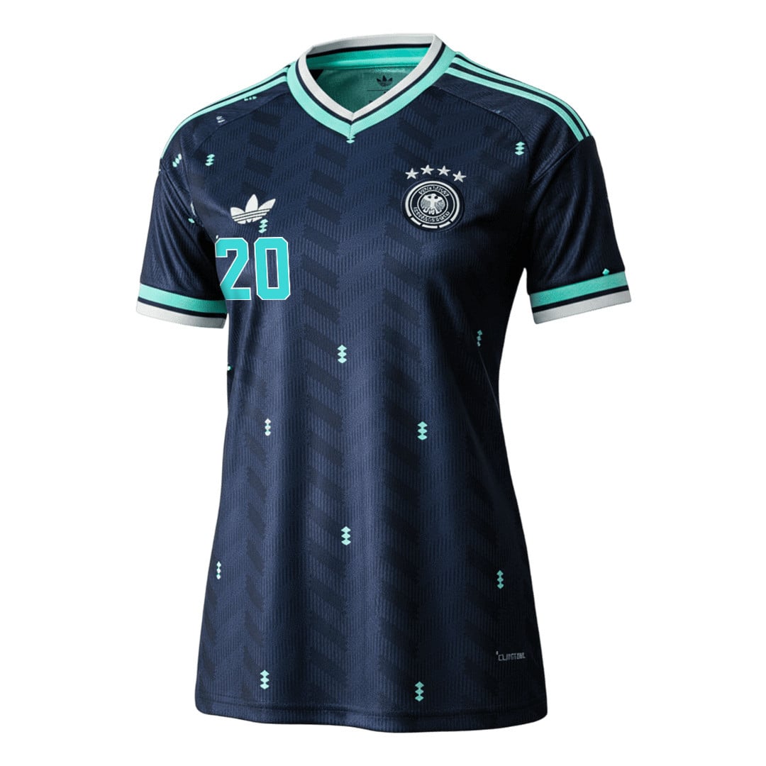 Serge Gnabry 20 Women's Germany National Team 2026 Away Jersey - Navy