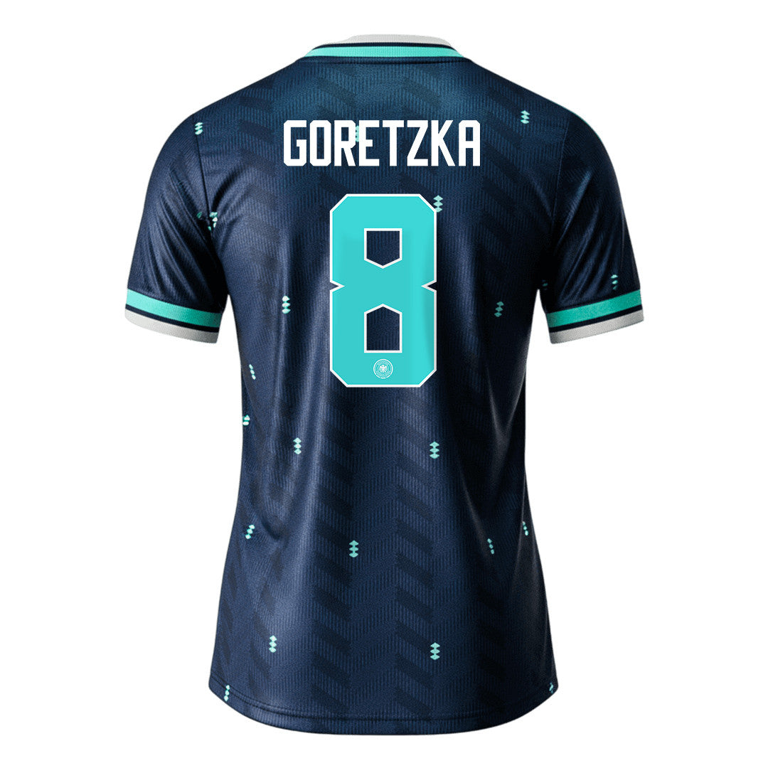 Leon Goretzka 8 Women's Germany National Team 2026 Away Jersey - Navy