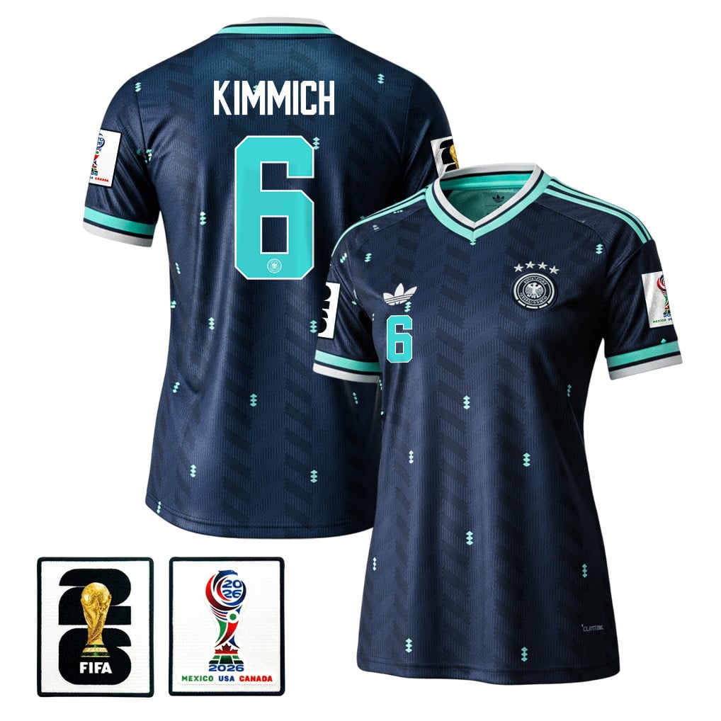 Joshua Kimmich 6 Women's Germany National Team 2026 Away Jersey - Navy