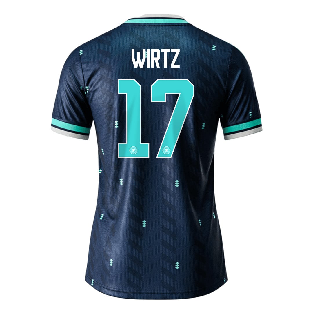 Florian Wirtz 17 Women's Germany National Team 2026 Away Jersey - Navy