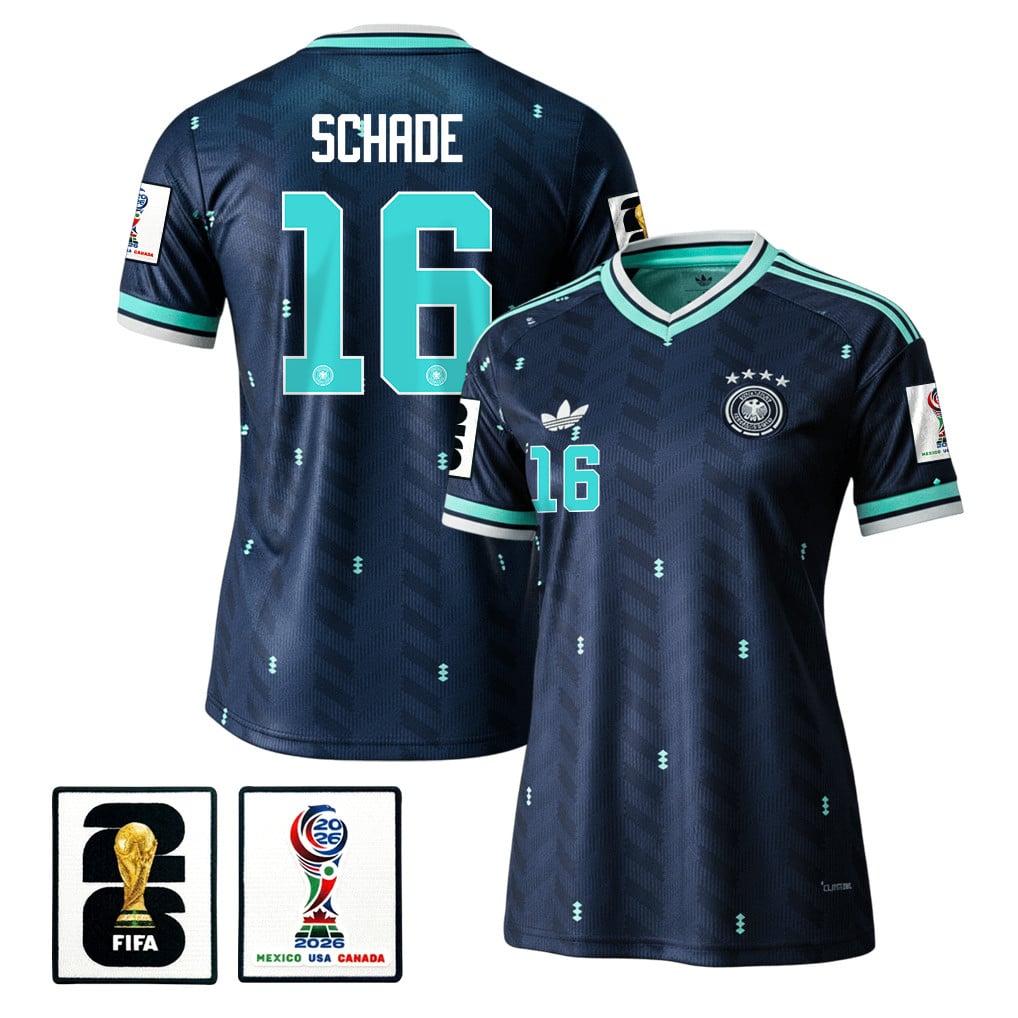 Kevin Schade 16 Women's Germany National Team 2026 Away Jersey - Navy