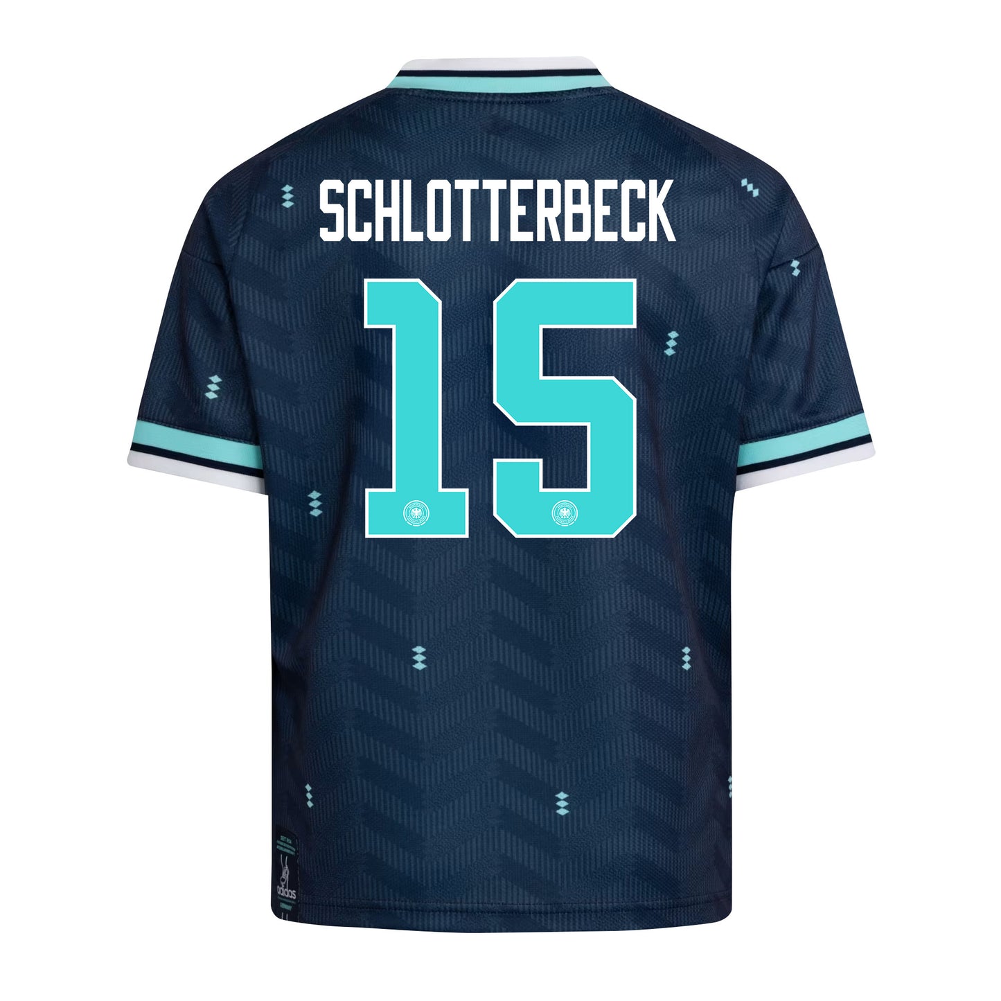 Nico Schlotterbeck 15 Youth Germany National Team 2026 Away Jersey - Navy