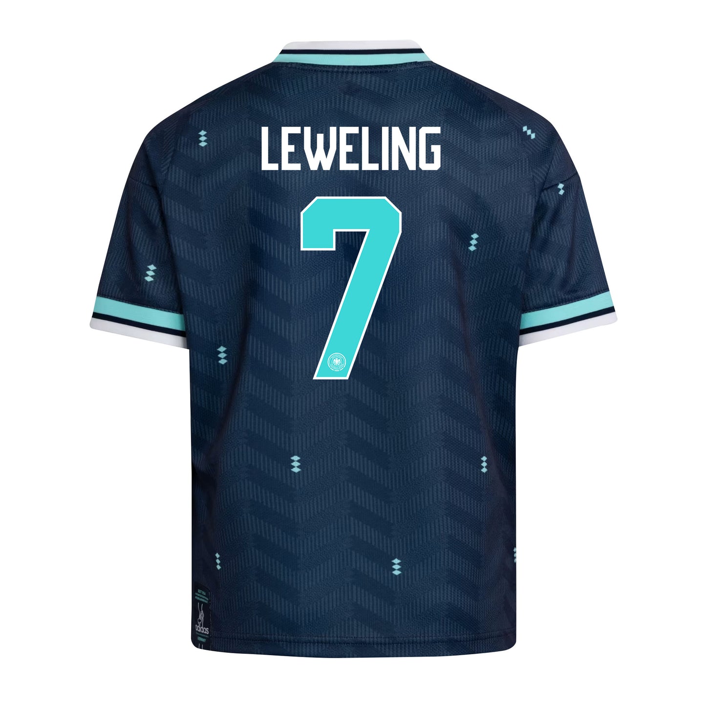 Jamie Leweling 7 Youth Germany National Team 2026 Away Jersey - Navy