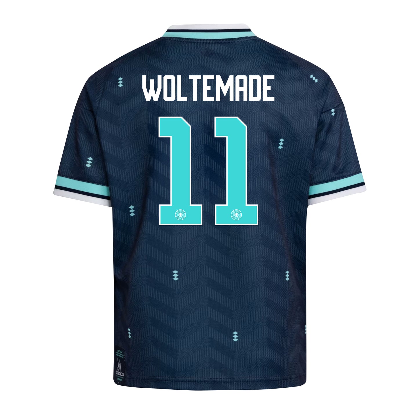 Nick Woltemade 11 Youth Germany National Team 2026 Away Jersey - Navy