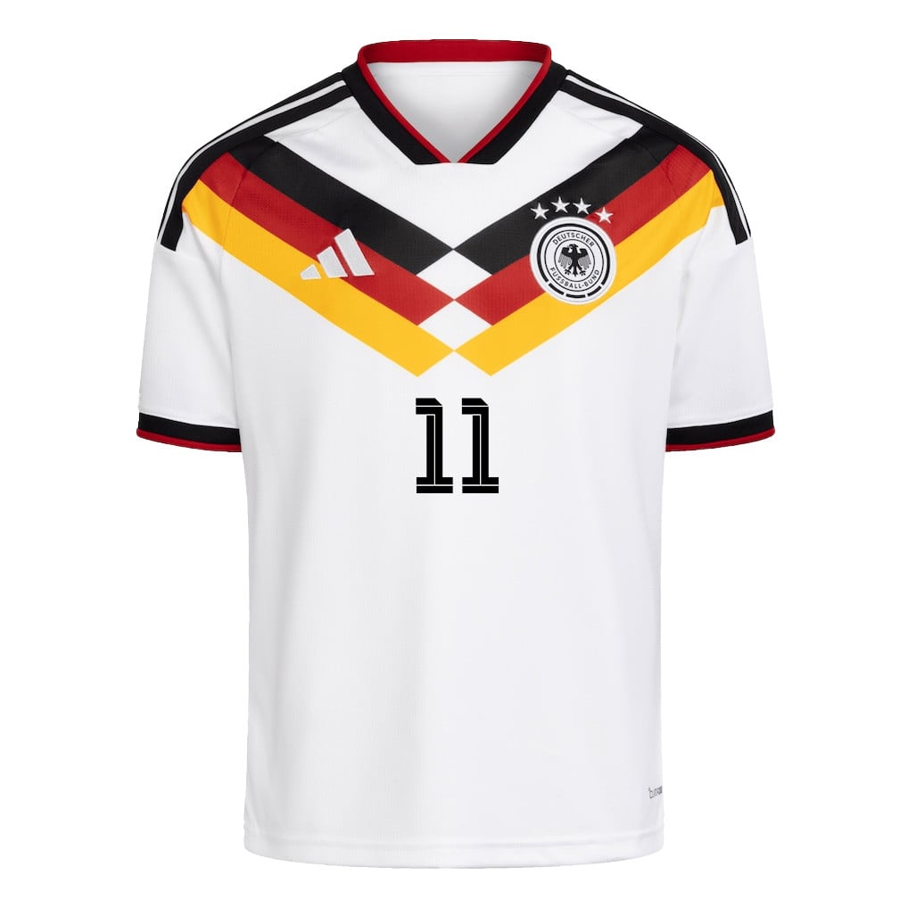 Nick Woltemade 11 Youth Germany National Team 2026 Home Jersey - White