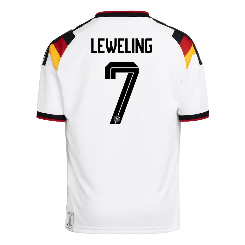 Jamie Leweling 7 Youth Germany National Team 2026 Home Jersey - White