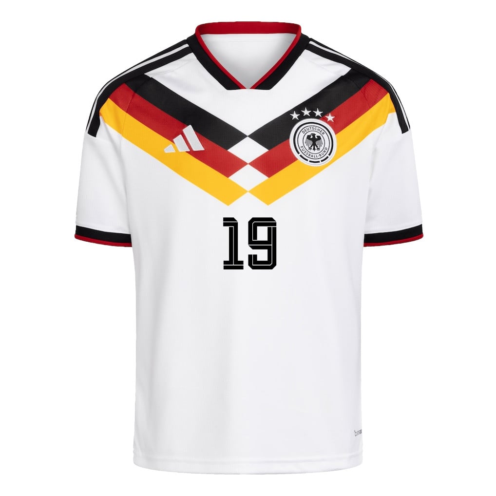 Leroy Sané 19 Youth Germany National Team 2026 Home Jersey - White