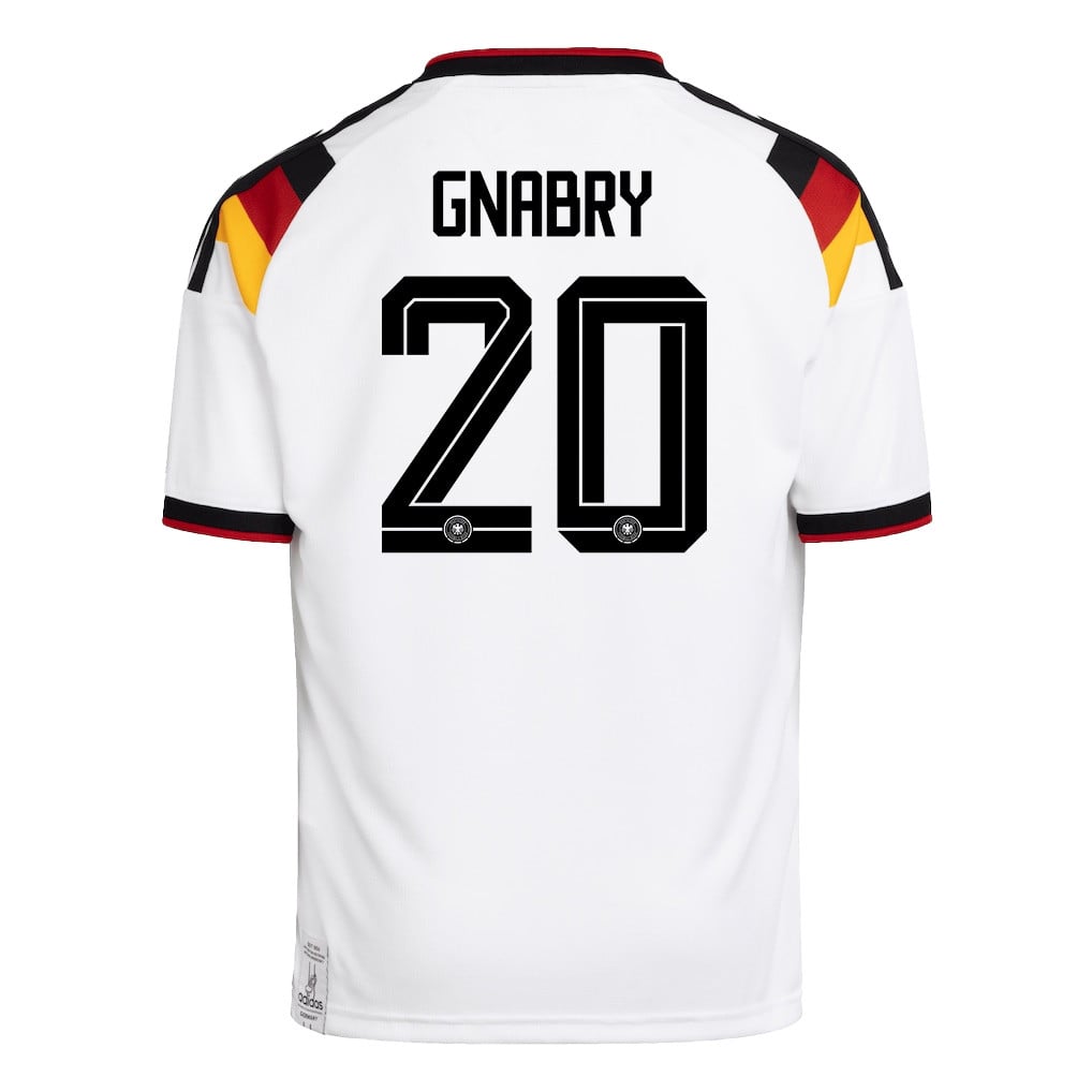 Serge Gnabry 20 Youth Germany National Team 2026 Home Jersey - White