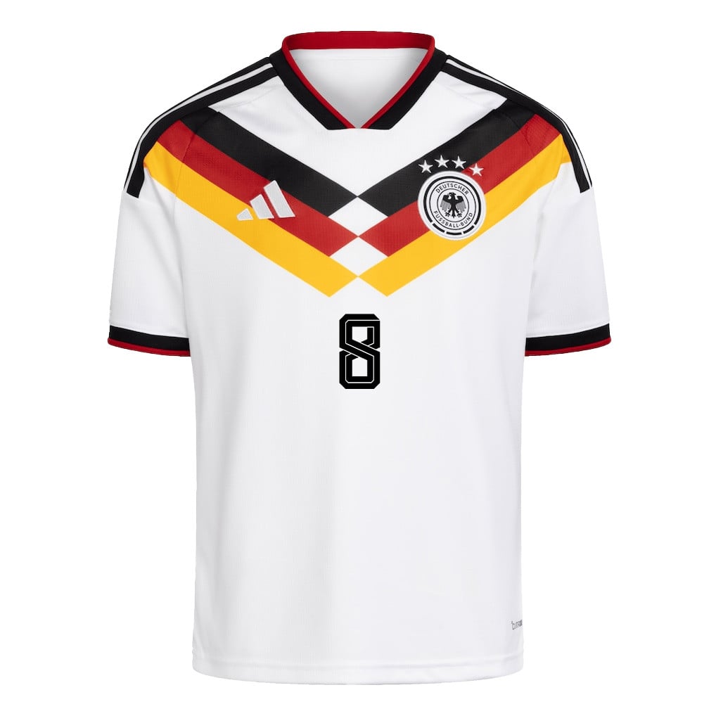 Joshua Kimmich 6 Youth Germany National Team 2026 Home Jersey - White