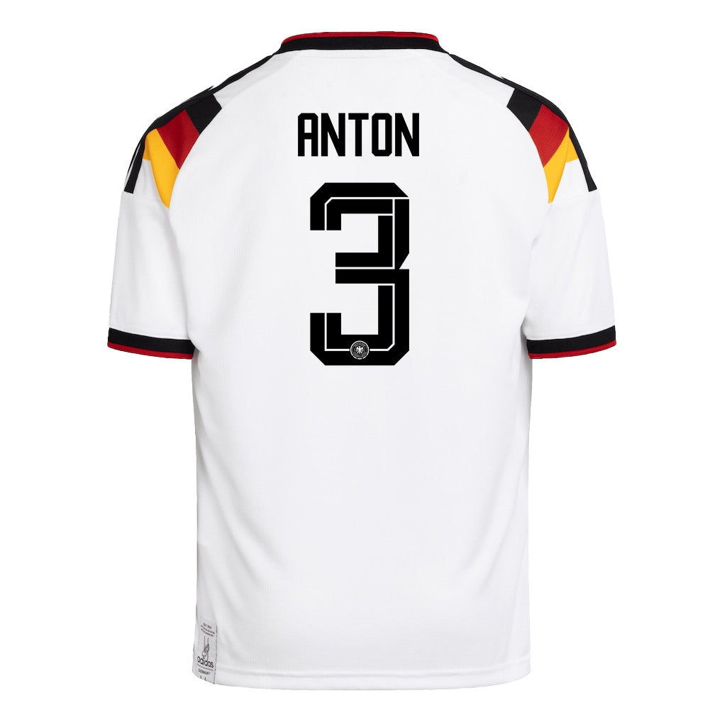 Waldemar Anton 3 Youth Germany National Team 2026 Home Jersey - White