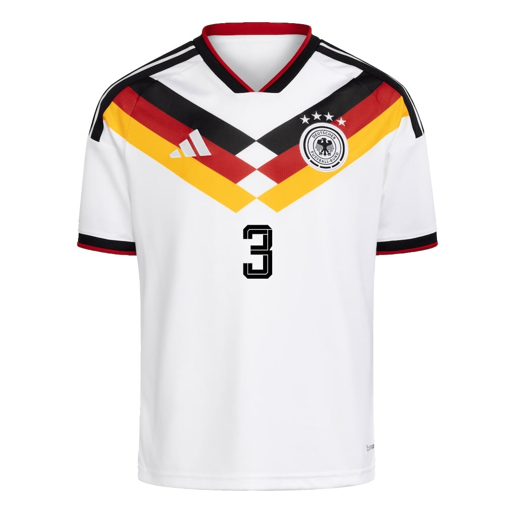 Waldemar Anton 3 Youth Germany National Team 2026 Home Jersey - White