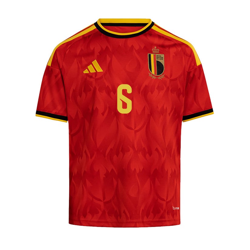 Axel Witsel 6 Youth Belgium National Team 2026 Home Jersey - Red