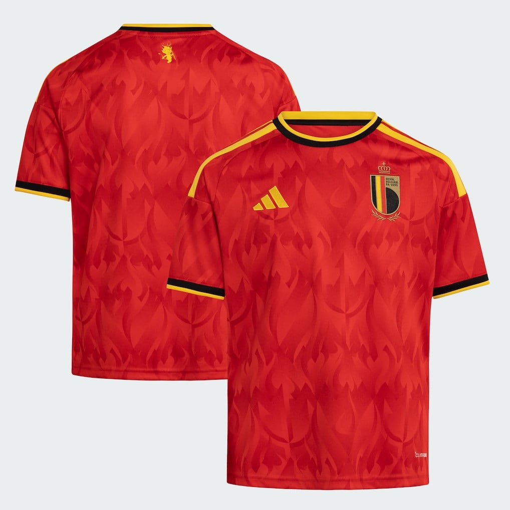 Belgium National Team 2026 Youth Home Jersey - Red
