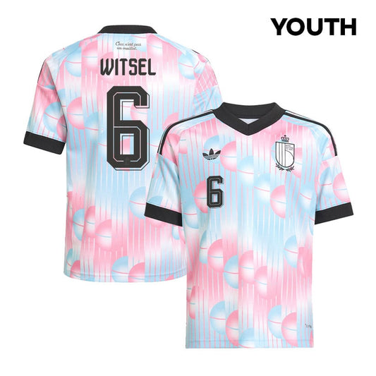 Axel Witsel 6 Youth Belgium National Team 2026 Away Jersey - Light Blue
