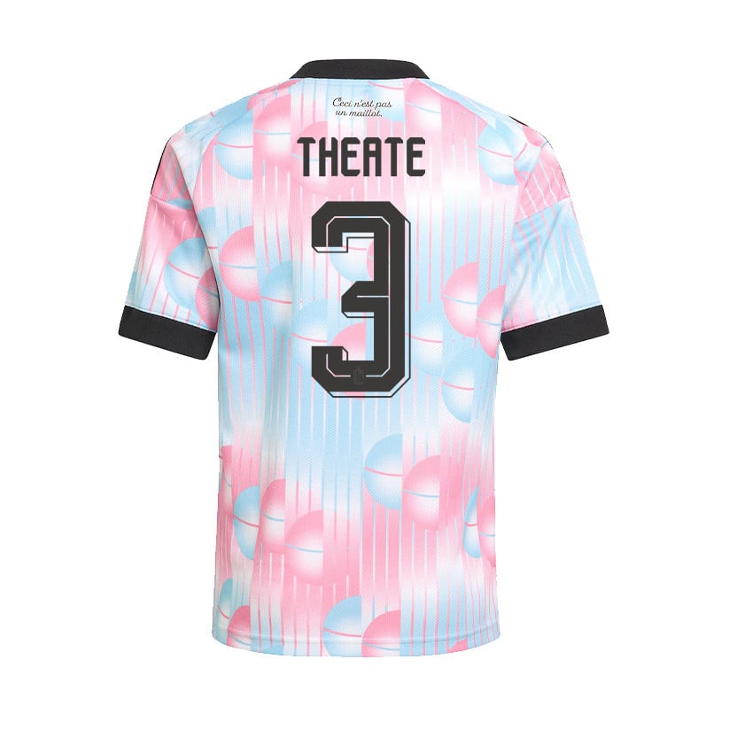Arthur Theate 3 Youth Belgium National Team 2026 Away Jersey - Light Blue