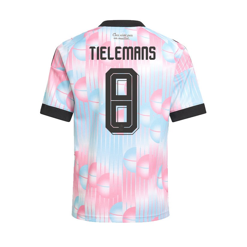 Youri Tielemans 8 Youth Belgium National Team 2026 Away Jersey - Light Blue