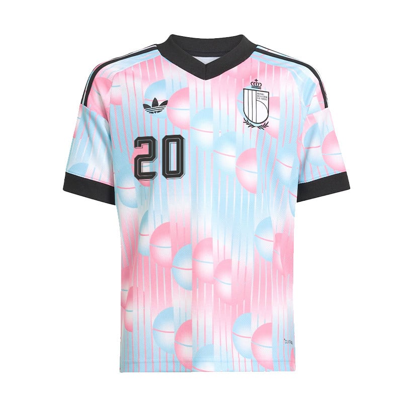 Hans Vanaken 20 Youth Belgium National Team 2026 Away Jersey - Light Blue
