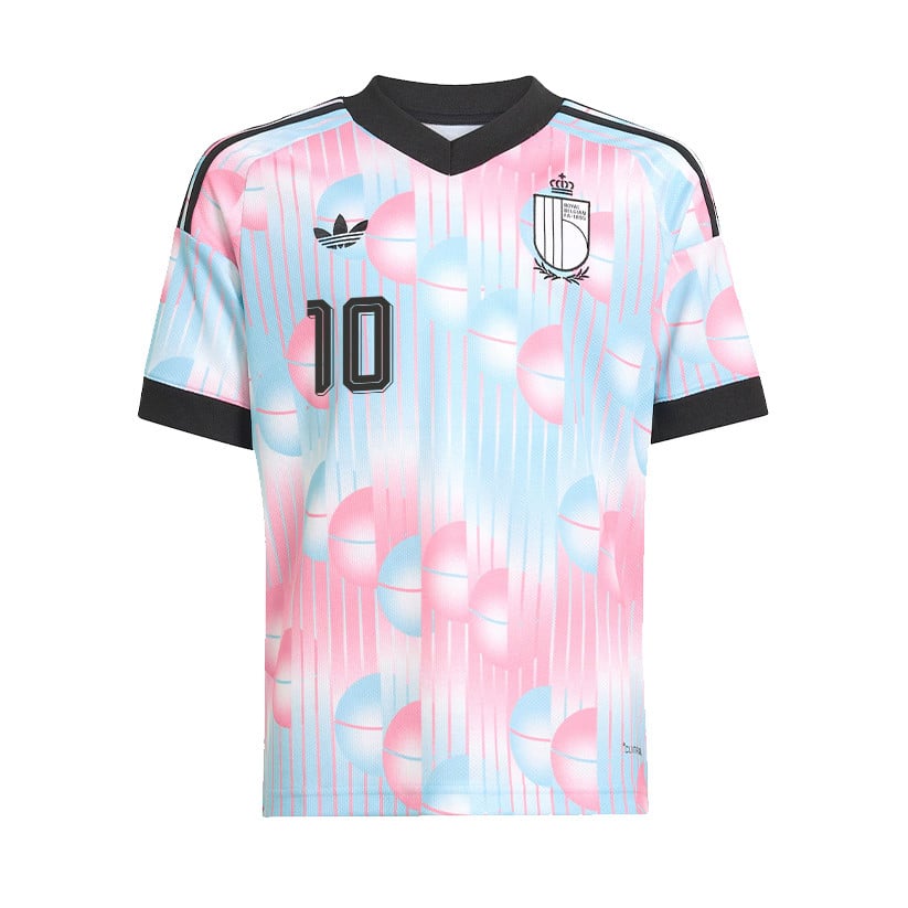Leandro Trossard 10 Youth Belgium National Team 2026 Away Jersey - Light Blue